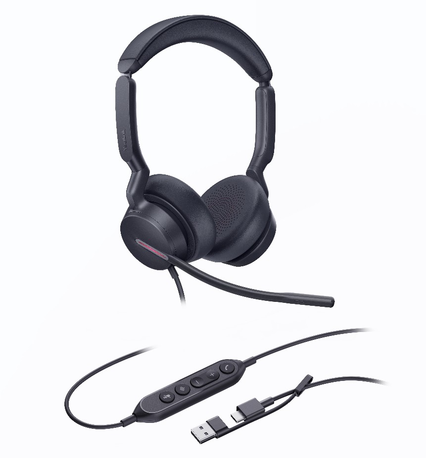 IPY-UH46-D-UC-CA.jpg Yealink UH46-D-UC-C/A UH46 Dual UC USB-C/A Unified Communications USB