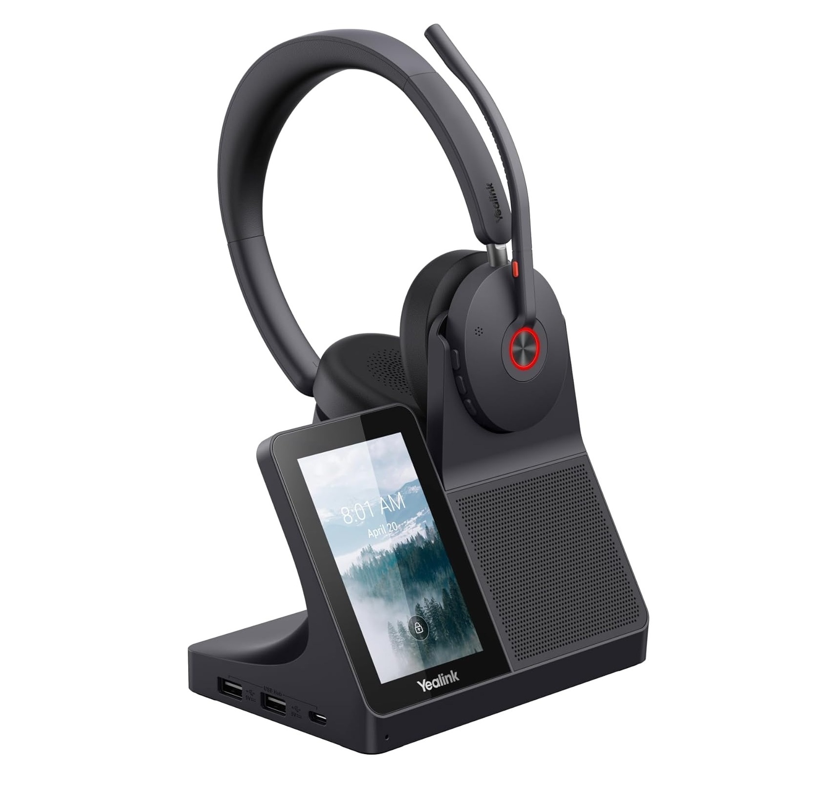 IPY-WH68-WS.jpg Yealink WH68-Workstation WH68 DECT + Bluetooth dual-mode