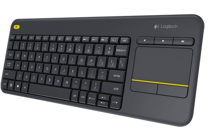 KBL-K400PLUS.jpg Logitech 920-007165 K400 Plus Wireless Keyboard with Touchpad &