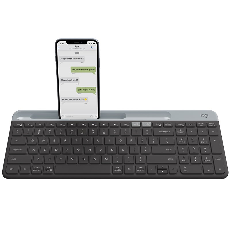 KBLT-K580.jpg Logitech 920-009210 K580 Unifying Slim Easy Switch Multi-Device Wireless