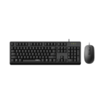 Rapoo X130PRO Wired Keyboard and Mice Combo Black