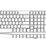 Rapoo X1800S-WHITE X1800S 2.4GHz Wireless Optical Keyboard Mouse Combo