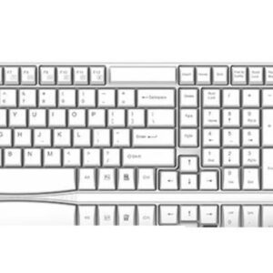 Rapoo X1800S-WHITE X1800S 2.4GHz Wireless Optical Keyboard Mouse Combo