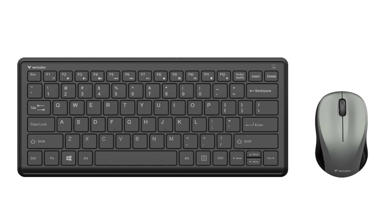 KBV-32412.jpg Verbatim 32412 Compact Silent Wireless Keyboard and Mouse Combo