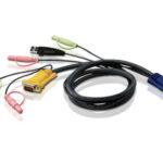 Aten 2L-5302U KVM Cable 1.8m with VGA, USB &