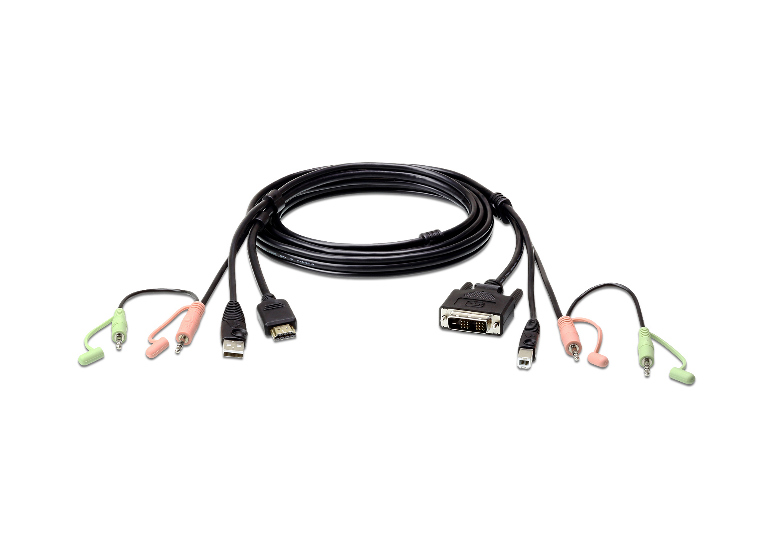 KVA-2L-7D02DH.jpg Aten 2L-7D02DH KVM Cable 1.8m with HDMI, USB &