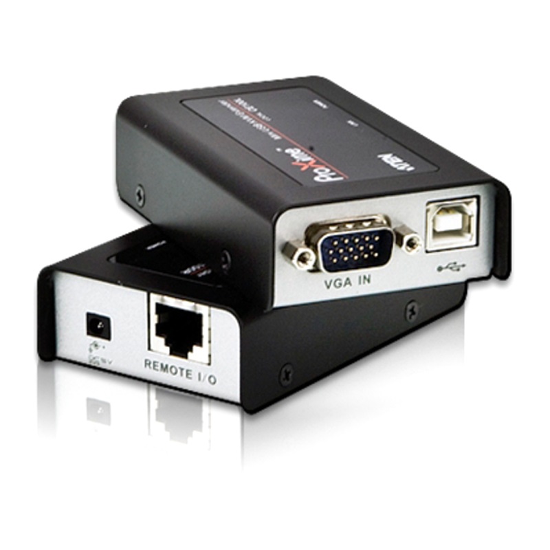 KVA-CE-100.jpg Aten CE100-AT-U KVM Extender Kit VGA/USB Cat 5 Extender