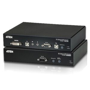 Aten CE680-AT-U USB DVI Optical KVM Extender, extends 1920