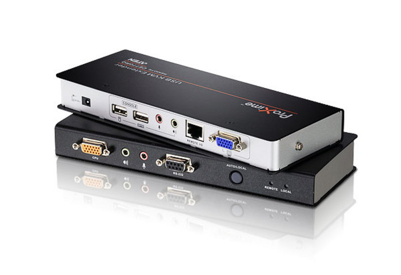 KVA-CE-770.jpg Aten CE770-AT-U KVM Extender Kit VGA/Audio Cat 5 Extender