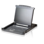 Aten CL1000M-ATA-AU Rackmount Single Rail LCD Console VGA PS/2-USB