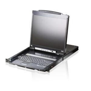 Aten CL5800N-ATA-AU Rackmount Dual Rail LCD Console VGA PS/2-USB