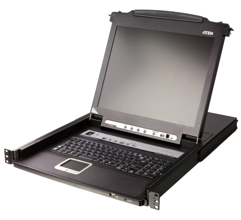 KVA-CL5708MW-ATA-AU.jpg Aten CL5708MW-ATA-AU Rackmount KVM Switch Single Rail 8 Port