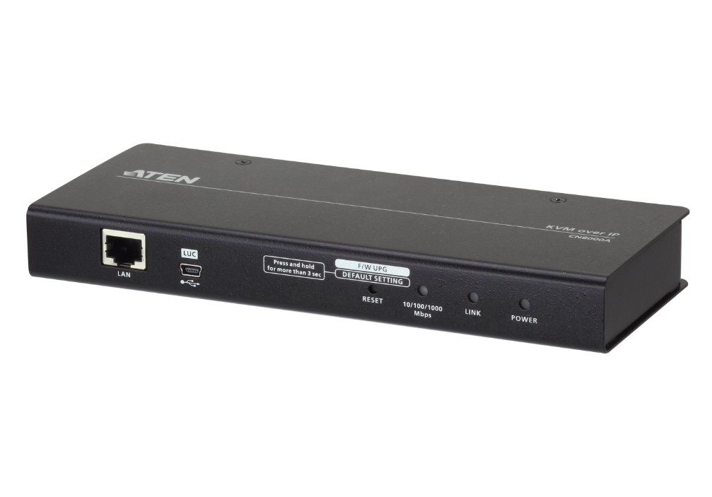 KVA-CN8000A-AT-U.jpg Aten CN8000A-AT-U Single Port VGA KVM over IP Switch