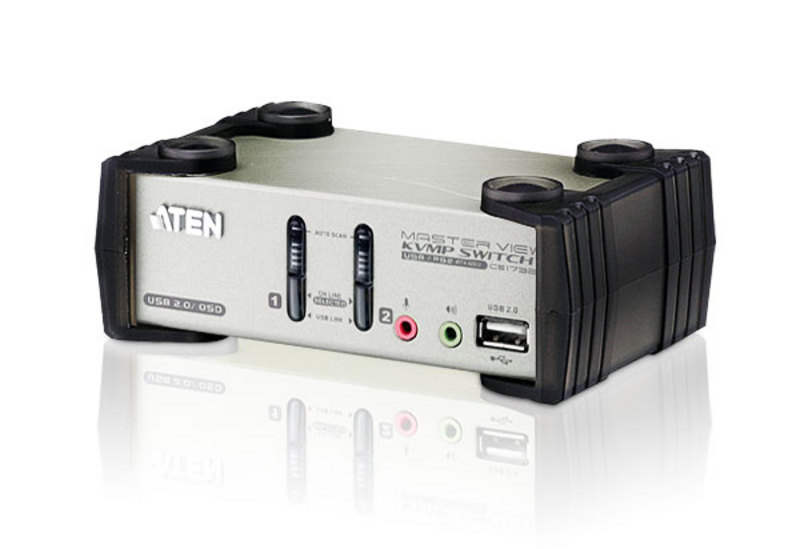 KVA-CS-1732B.jpg Aten CS1732B-AT-U Desktop KVMP Switch 2 Port Single Display