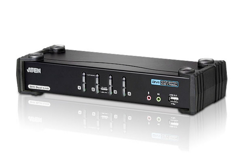 KVA-CS-1784A.jpg Aten CS1784A-AT-U Desktop KVMP Switch 4 Port Single Display