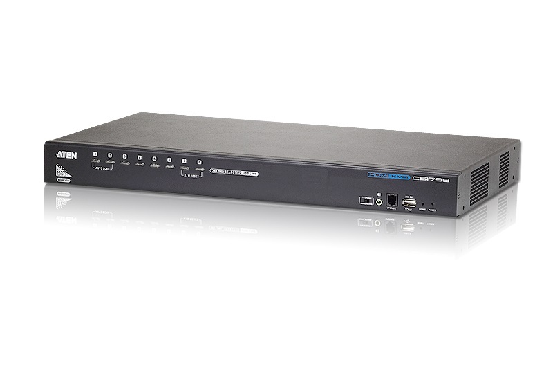 KVA-CS-1798.jpg Aten CS1798-AT-U Desktop KVM Switch 8 Port Single Display