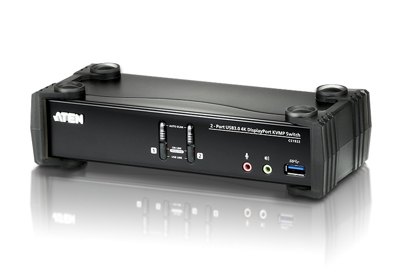 KVA-CS-1922.jpg Aten CS1922-AT-U Desktop KVMP Switch 2 Port Single Display
