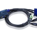 Aten CS62US-AT Compact KVM Switch 2 Port Single Display
