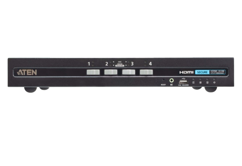 KVA-CS1184H4C-AT-U.jpg Aten CS1184H4C-AT-U 4-Port USB HDMI Secure KVM Switch