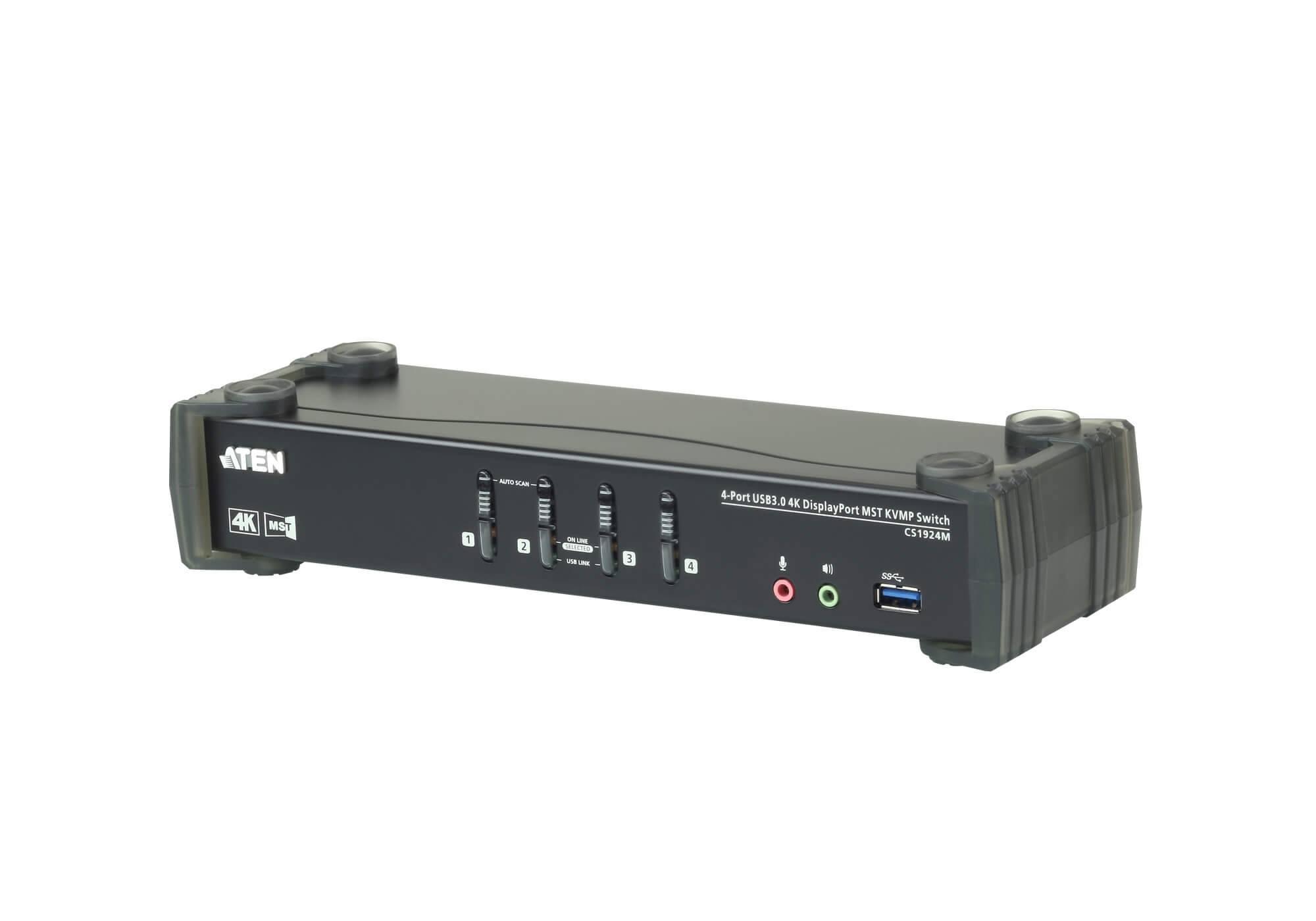 KVA-CS1924M.jpg Aten CS1924M-AT-U Desktop KVMP Switch 4 Port Single