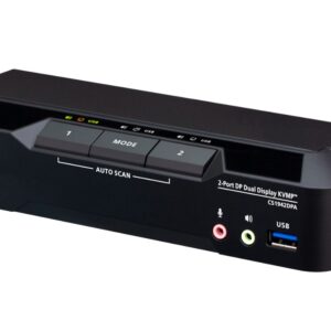 Aten CS1942DPA-AT-U Desktop 2-Port USB 3.0 8K DisplayPort Dual-Display