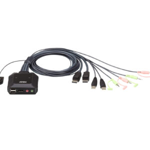 Aten CS22DP-AT Compact KVM Switch 2 Port Single Display