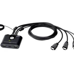 Aten CS22HF-AT 2-Port USB Full HD HDMI Cable KVM