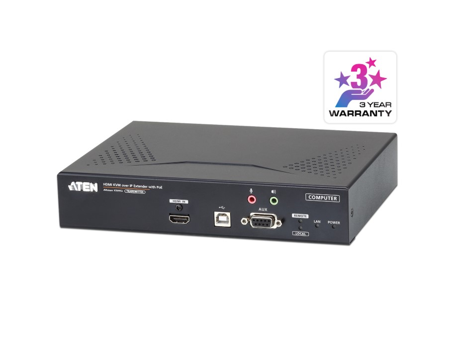 KVA-KE8952T.jpg Aten KE8952T-AX 4K HDMI Single Display KVM over IP