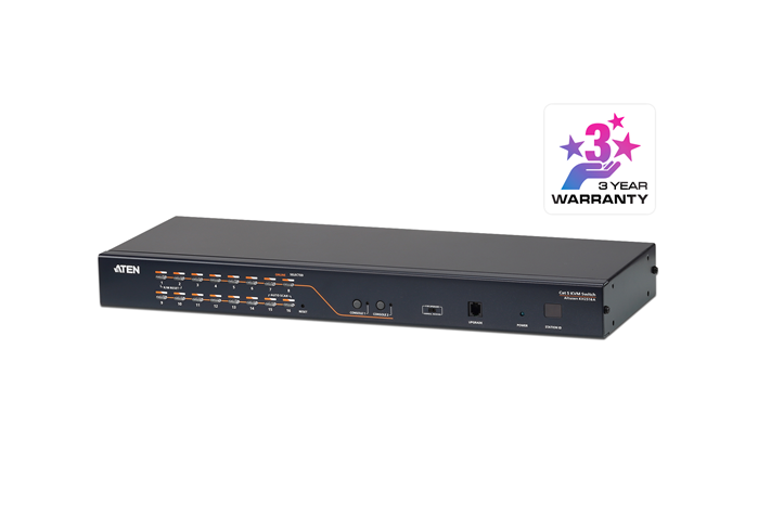 KVA-KH2516A.png Aten KH2516A-AX-U Rackmount KVM Switch 2 Console 16 Port