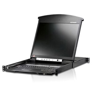 Aten KL1508AIN-AXA-AU 8 Port Dual Rail CAT5 LCD KVM