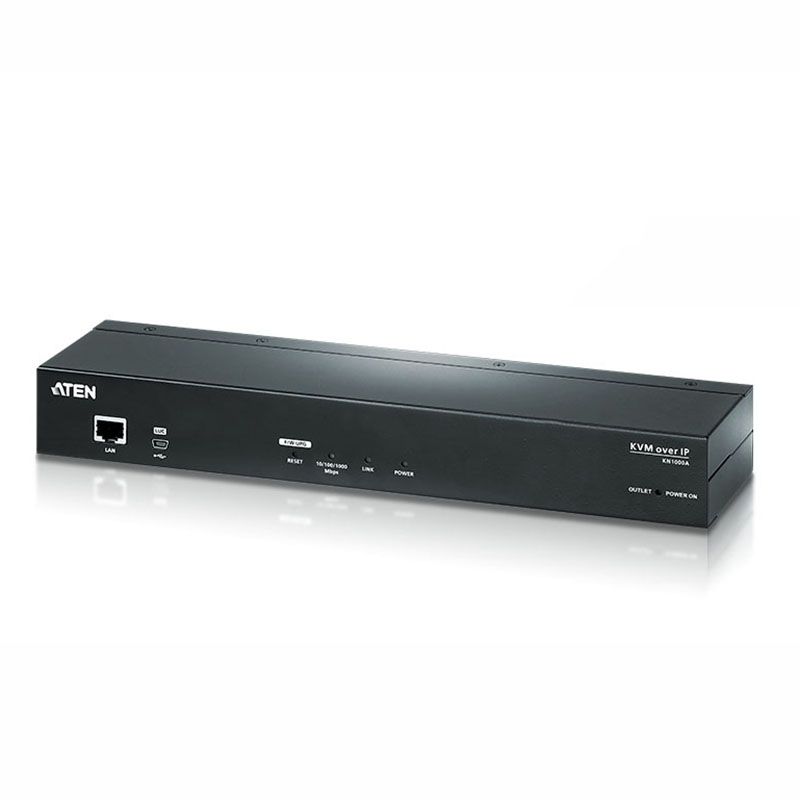 KVA-KN-1000A.jpg Aten KN1000A-AX-U 1-Port KVM Over IP, 1-Port PDU, 1-Port