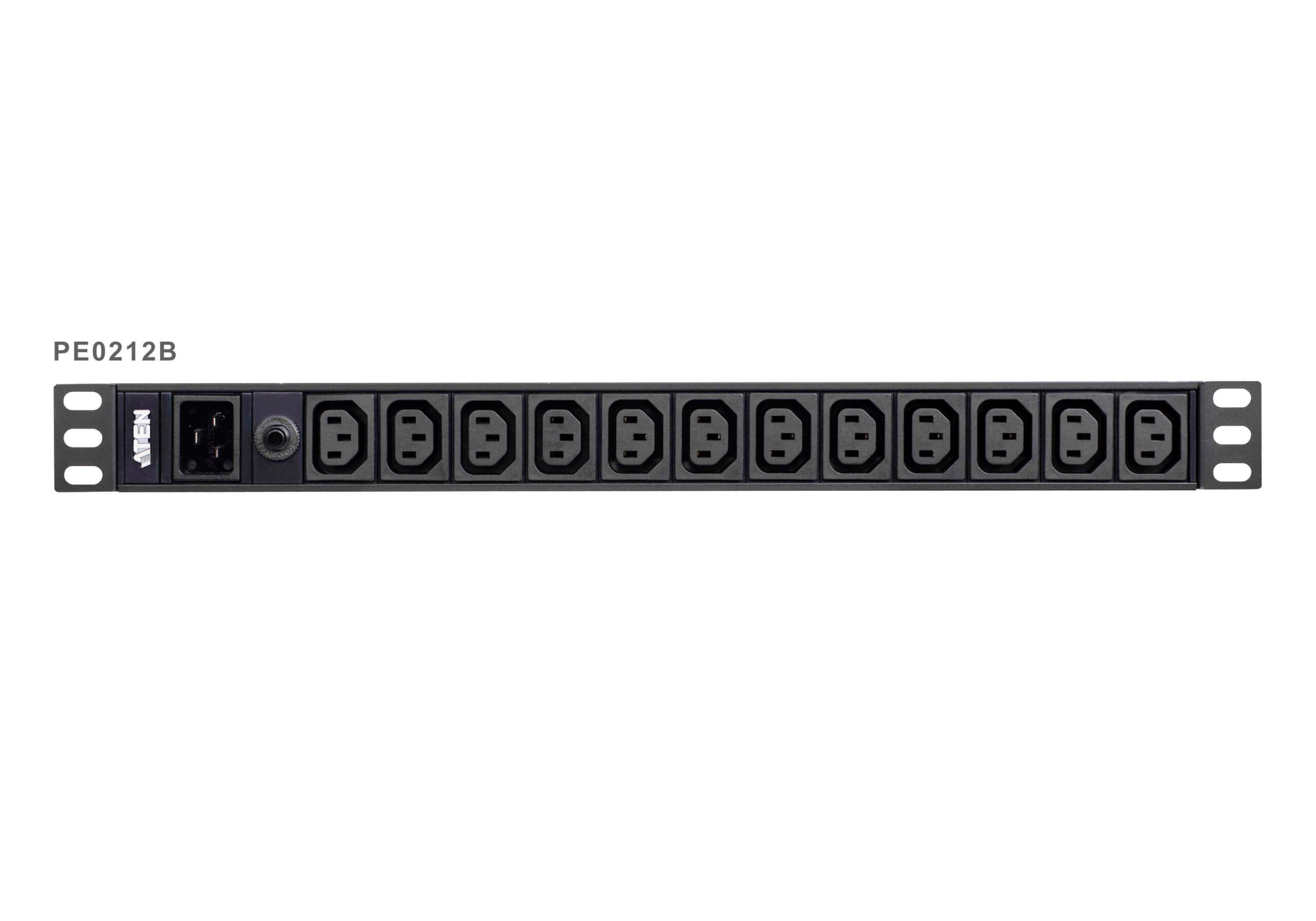 KVA-PE0212G.jpg Aten PE0212G-AT-G 12-Port 15A Power Distriubiton Unit - Basic