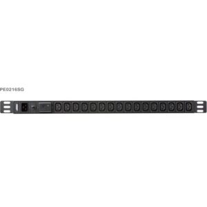 Aten PE0216SG-AT-G 0U 16-port Basic PDU with Surge Protection