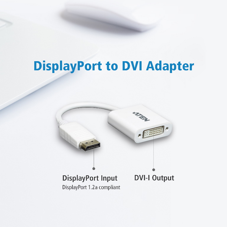 KVA-VC-965.jpg Aten VC965-AT DisplayPort to DVI Adapter