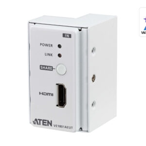 Aten VE1801AEUT-AT-U HDMI HDBaseT-Lite Transmitter with EU Wall Plate