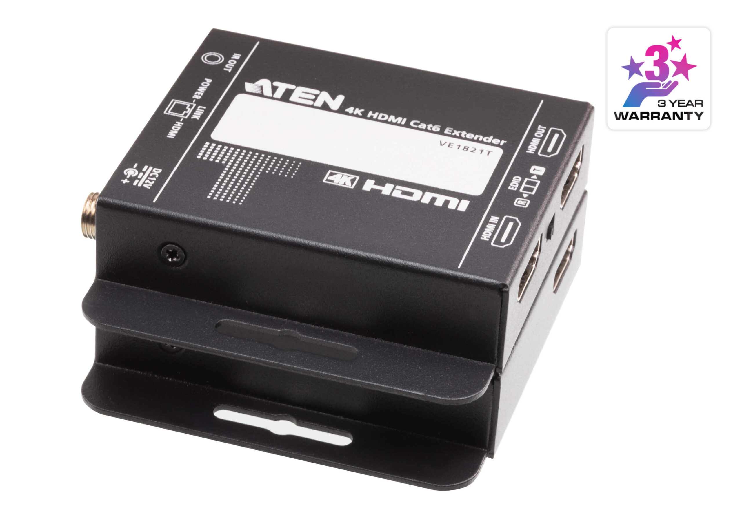 KVA-VE1821.jpg Aten VE1821-AT-G 4K HDMI Cat6 Extender Kit with Power-Over-Cable
