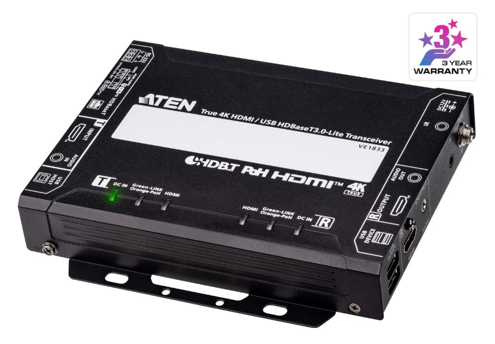KVA-VE1833-AT-U.jpg Aten VE1833-AT-U True 4K HDMI / USB HDBaseT 3.0