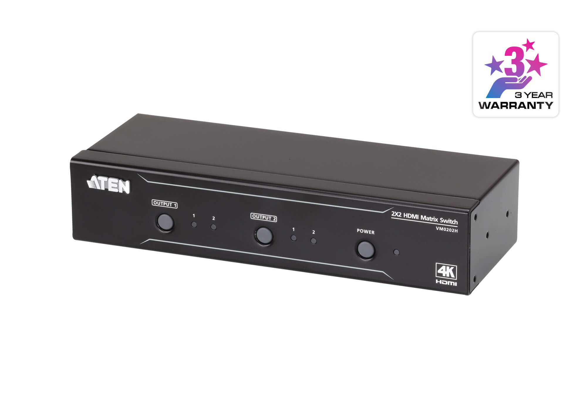 KVA-VM-0202H.jpg Aten VM0202H-AT-U 2x2 4K HDMI Matrix