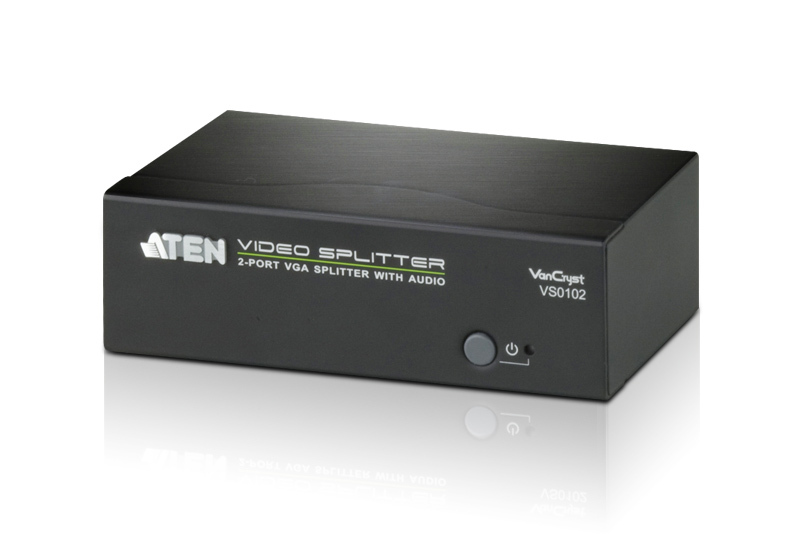 KVA-VS-0102.jpg Aten VS0102-AT-U Professional Video Splitter 2 Port VGA Splitter