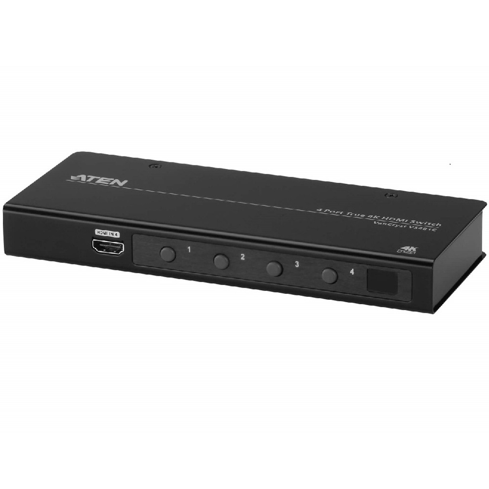 KVA-VS-481C.jpg Aten VS481C-AT-U 4-Port True 4K HDMI Switch