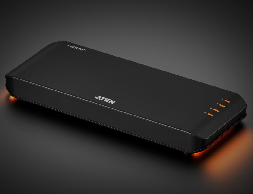 KVA-VS4814-AT.jpg Aten VS4814-AT Essential 4-Port True 4K HDMI Splitter