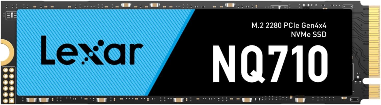 LIN-NQ710-500G-RNNNG.jpg Lexar LNQ710X500G-RNNNG Internal SSD 500GB M.2 2280 PCIe Gen4x4
