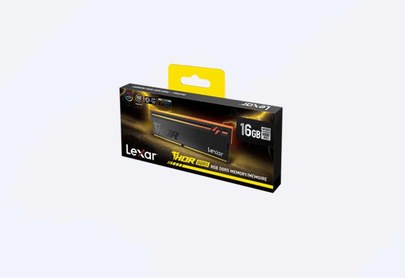 LXM-DR5-U16G-C36BV-RGS.jpg Lexar LD5U16G60C36BV-RGS DDR5 UDIMM 16GB 6000 MT/s 1.35V CL36