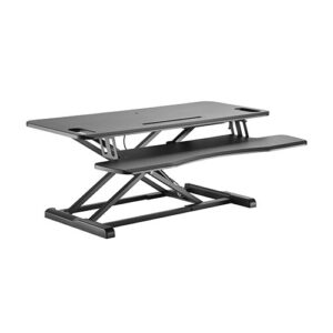Brateck DWS28-02N Gas Spring Sit Stand Desk Converter (950x615x110~505mm)with