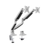 Brateck LDT10-C024 Dual Monitor Aluminum Interactive Counterbalance Monitor Arm