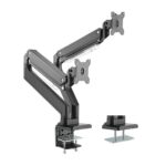 Brateck LDT23-C024 Dual Monitors Aluminum Heavy-Duty Gas Spring Monitor