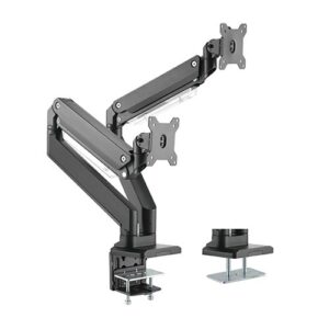 Brateck LDT23-C024 Dual Monitors Aluminum Heavy-Duty Gas Spring Monitor