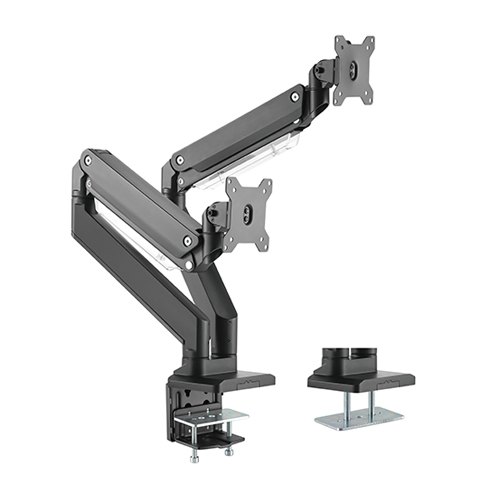 MABT-LDT23-C024.jpg Brateck LDT23-C024 Dual Monitors Aluminum Heavy-Duty Gas Spring Monitor