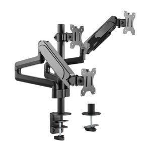 Brateck LDT48-C036 Triple Monitors Pole-Mounted Gas Spring Monitor Arm