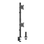 Brateck LDT57-C02V Vertical Pole Mount Dual-Screen Monitor Mount Fit